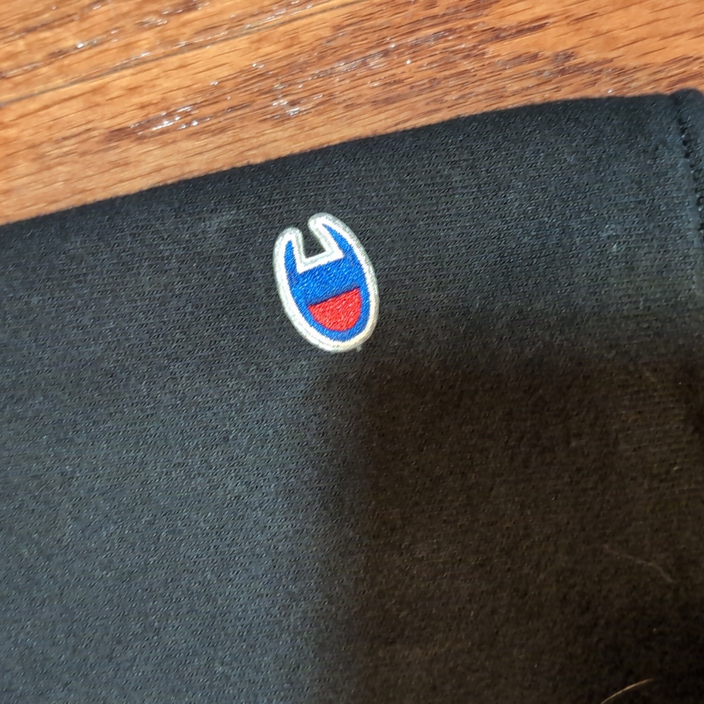 Champion Reverse Weave Crewneck Sweat Shirt Size XL Black - Picture 3 of 5
